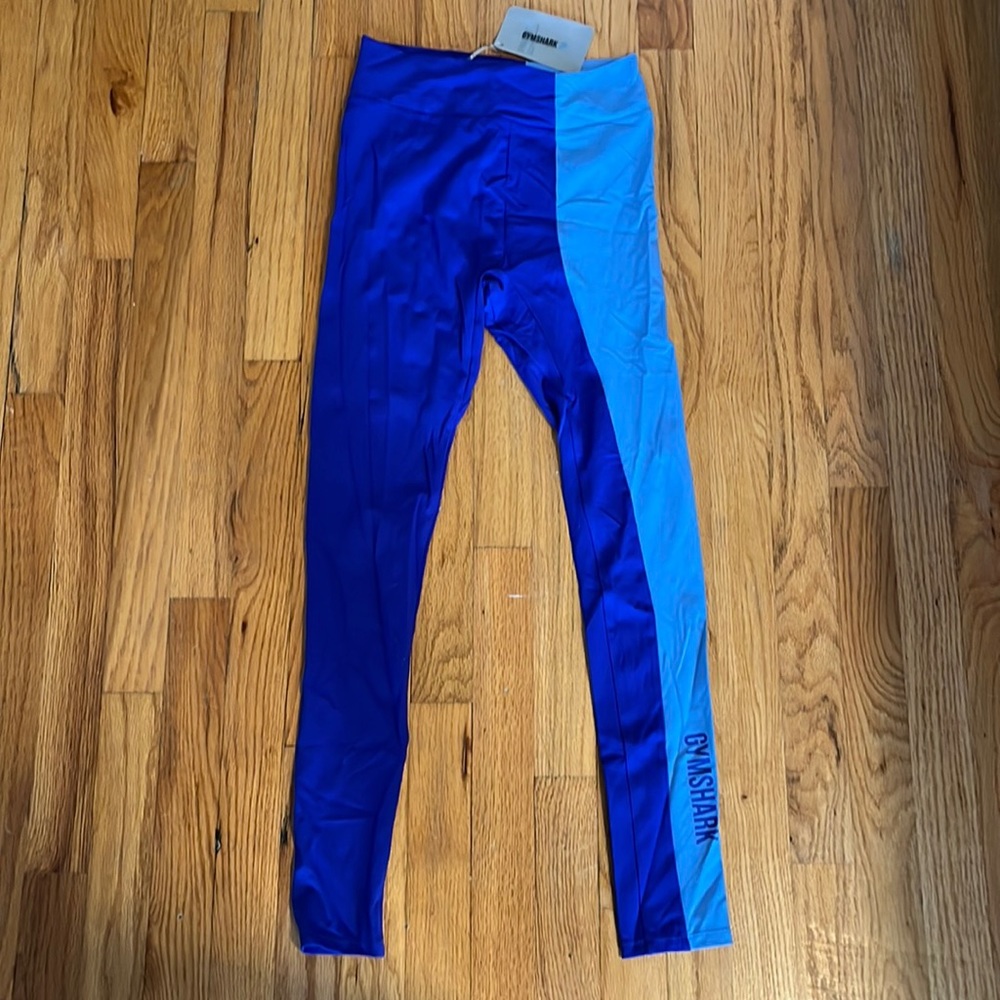 Gymshark Blue Stripe Leggings- M